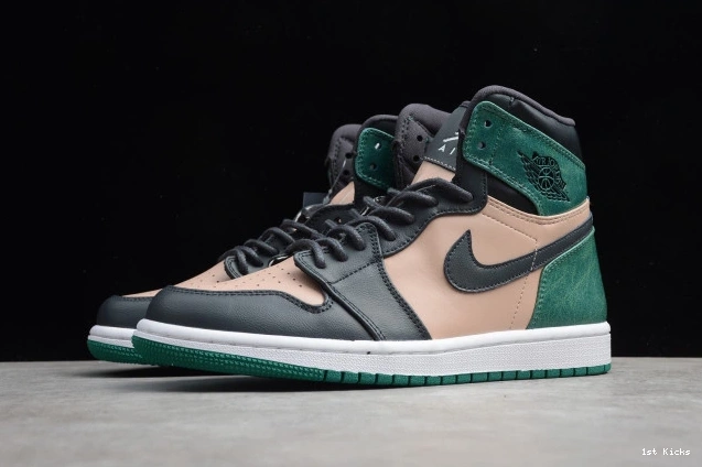 1st Kicks High Air Beige Green Anthracite 1 Mystic Jordan Bio AH7389-203 Retro 0717